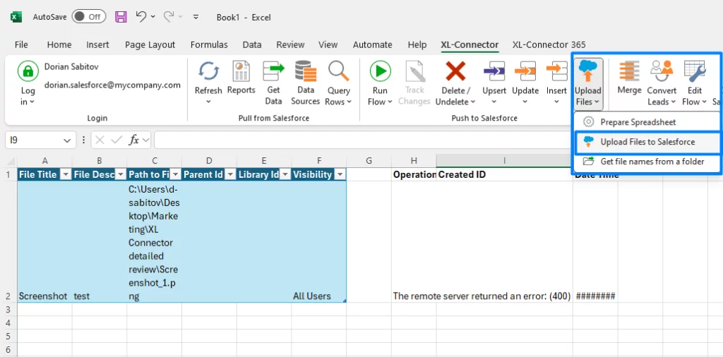 تحميل برنامج XL-Connector للكمبيوتر ربط Excel بـ Salesforce وإدارة البيانات بسهولة