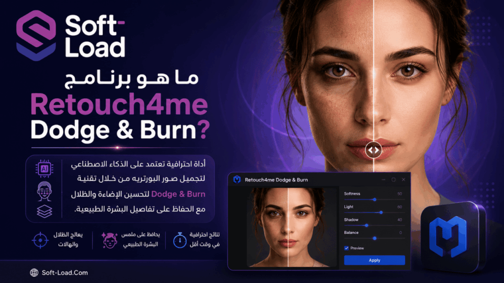 ما هو برنامج Retouch4me Dodge & Burn؟