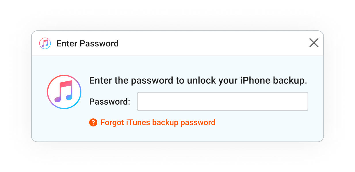 Tenorshare 4uKey iTunes Backup