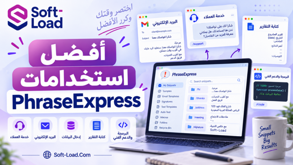 أفضل استخدامات PhraseExpress