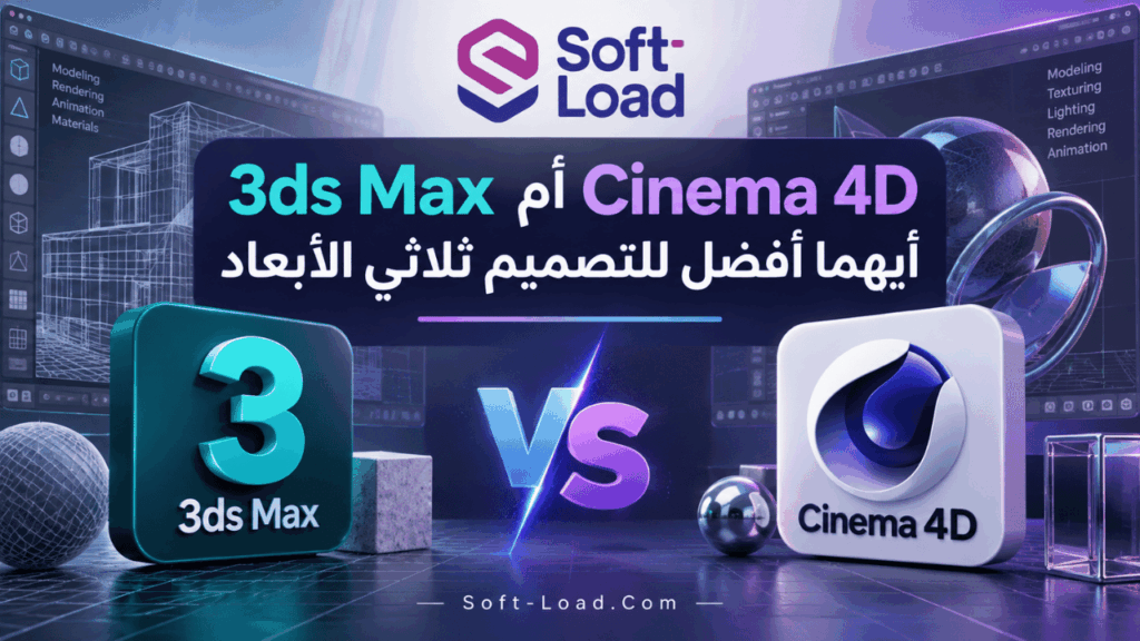 3ds Max أم Cinema 4D | أيهما أفضل للتصميم ثلاثي الأبعاد