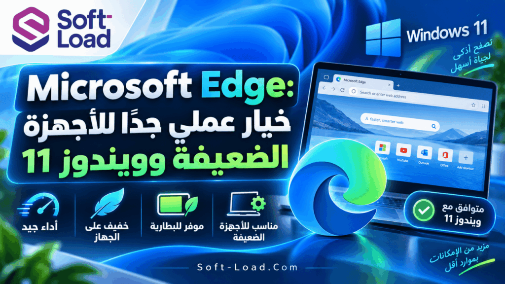 Microsoft Edge خيار عملي جدًا للأجهزة الضعيفة وويندوز 11