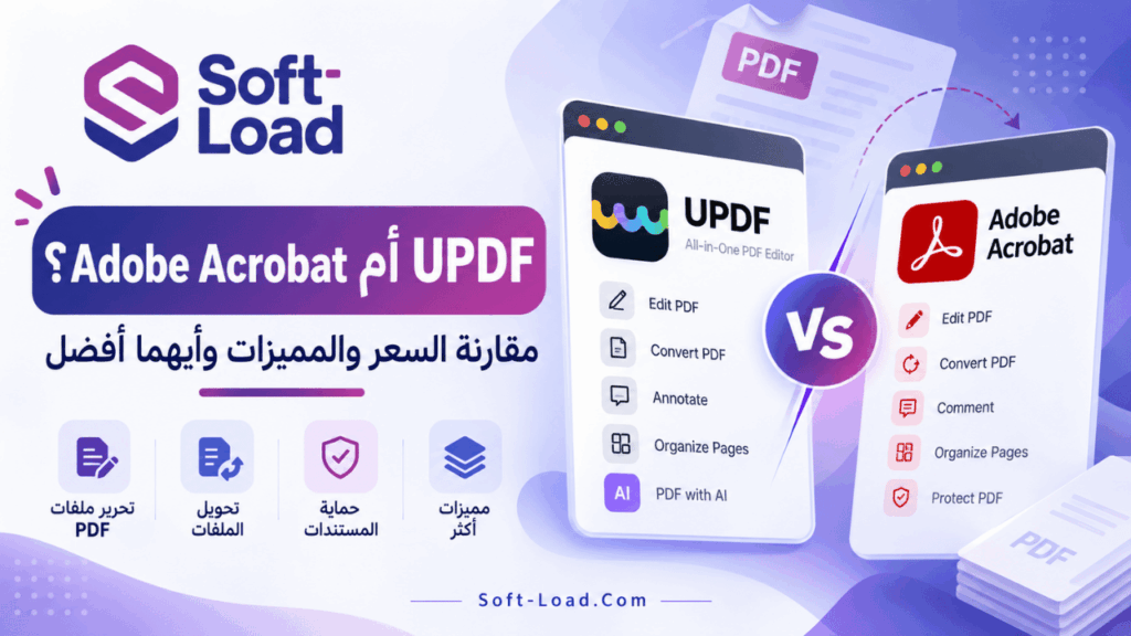 UPDF أم Adobe Acrobat مقارنة السعر والمميزات وأيهما أفضل