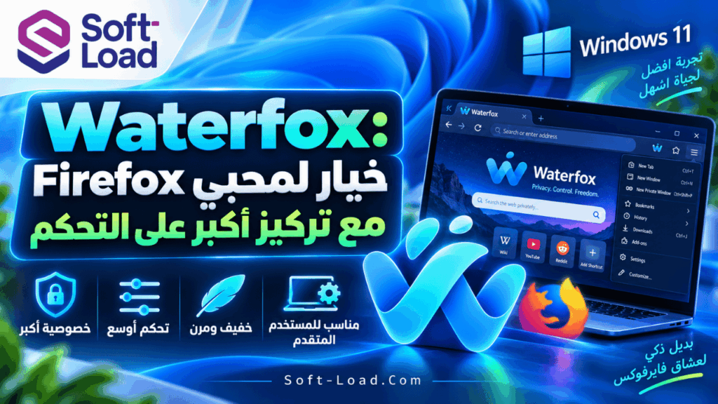 Waterfox خيار لمحبي Firefox مع تركيز أكبر على التحكم
