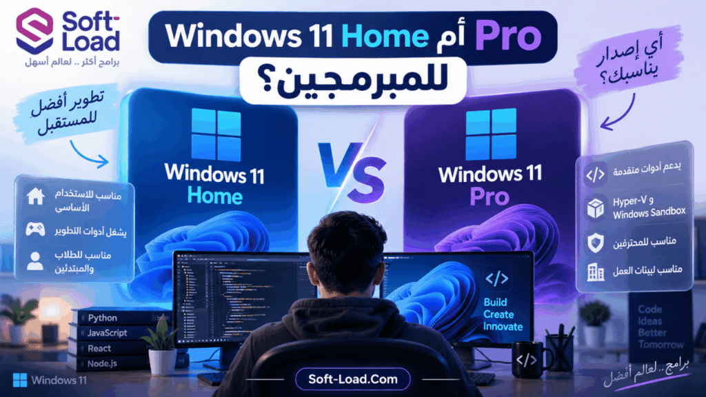 Windows 11 Home أم Pro للمبرمجين؟