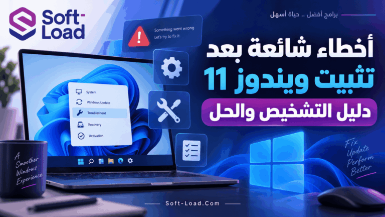 أخطاء شائعة بعد تثبيت ويندوز 11 دليل التشخيص والحل