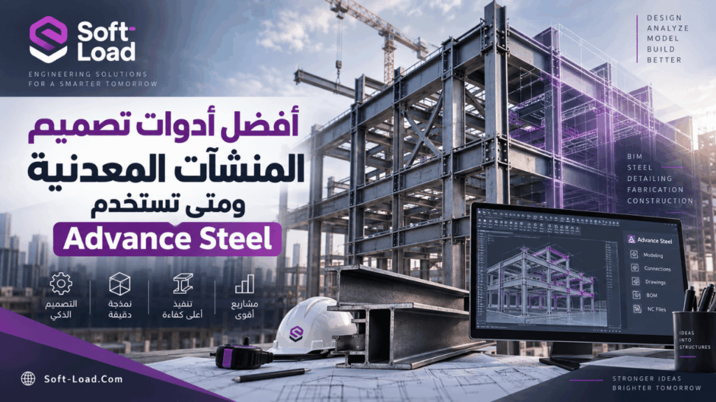أفضل أدوات تصميم المنشآت المعدنية ومتى تستخدم Advance Steel