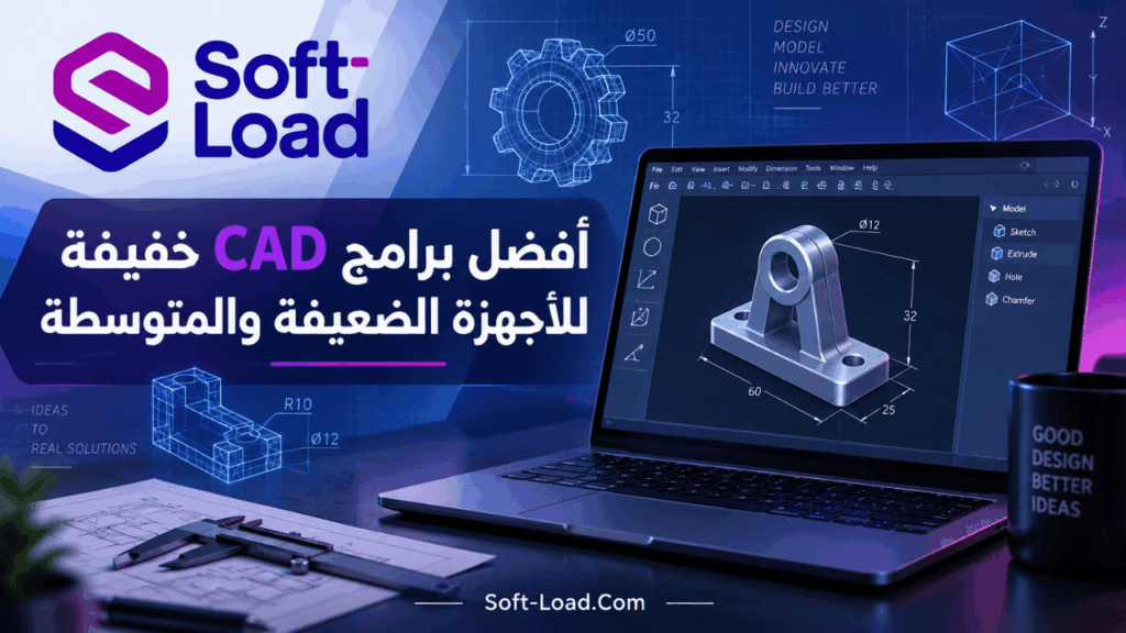 أفضل برامج CAD خفيفة للأجهزة الضعيفة والمتوسطة