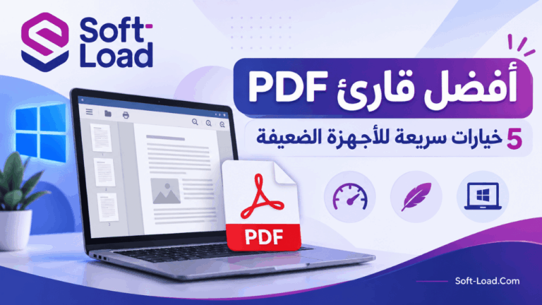 أفضل قارئ PDF خفيف لويندوز 5 خيارات سريعة للأجهزة الضعيفة