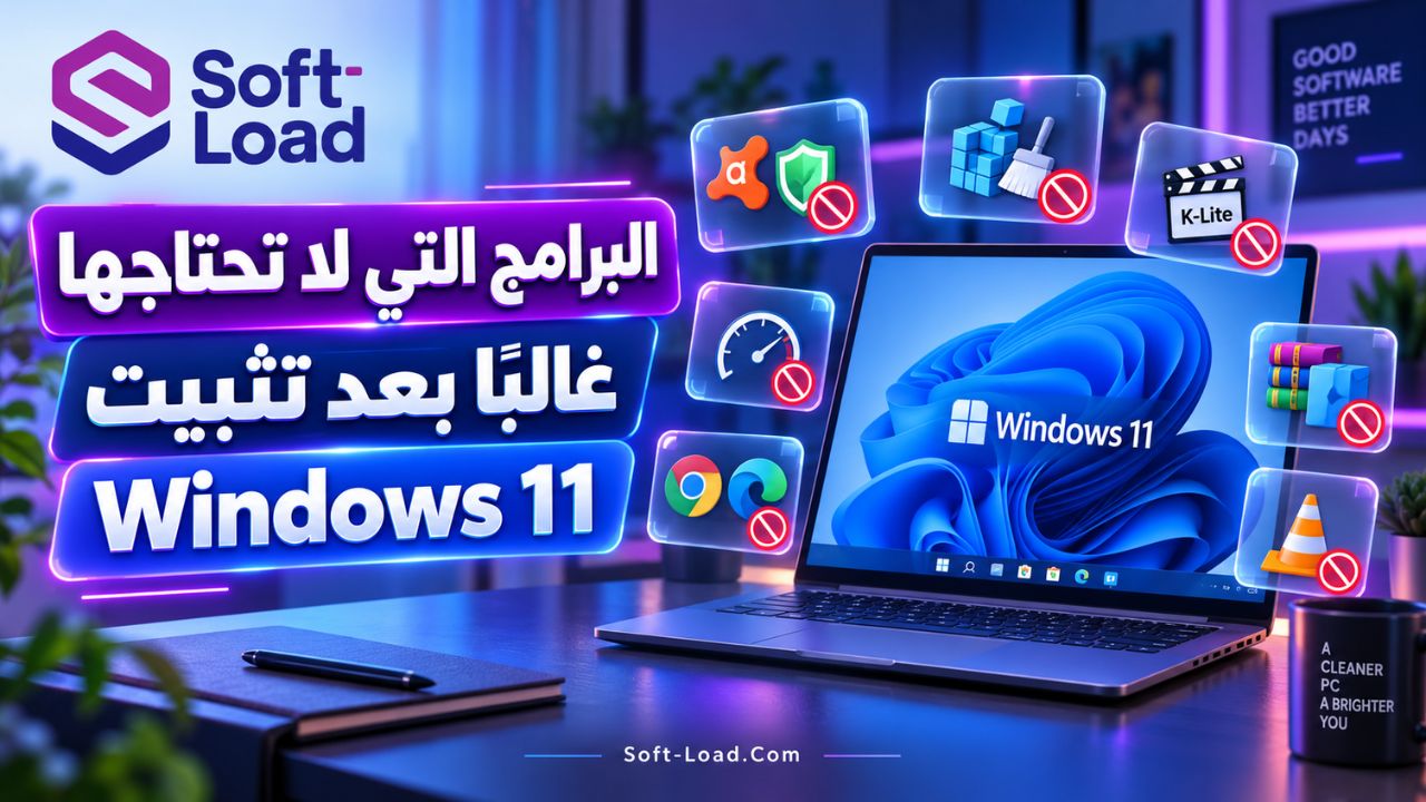 البرامج التي لا تحتاجها غالبًا بعد تثبيت Windows 11