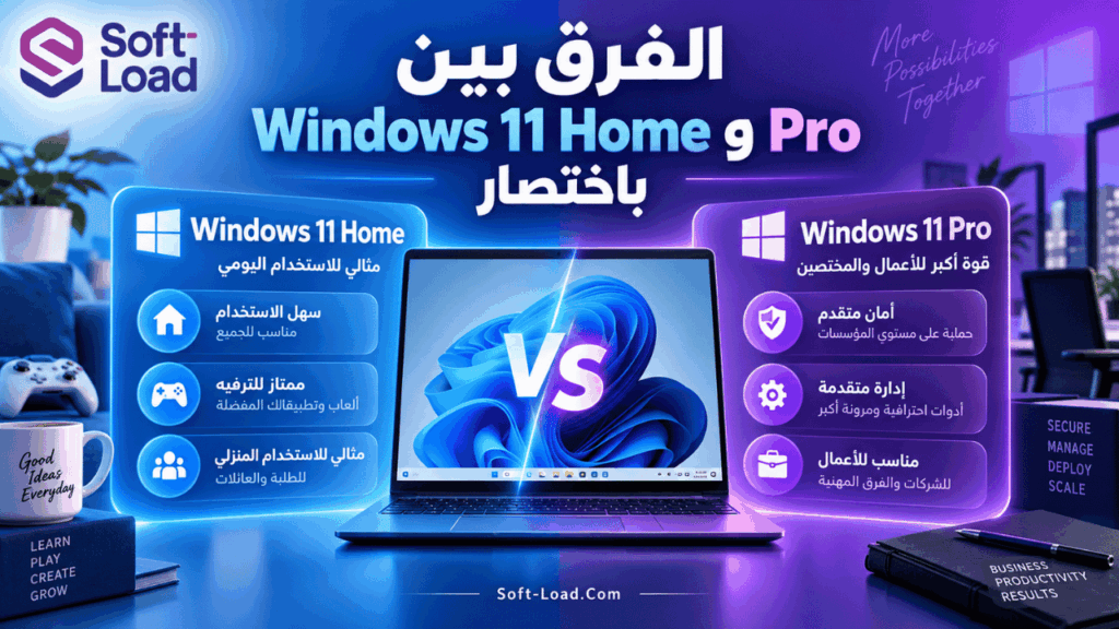الفرق بين Windows 11 Home وPro باختصار