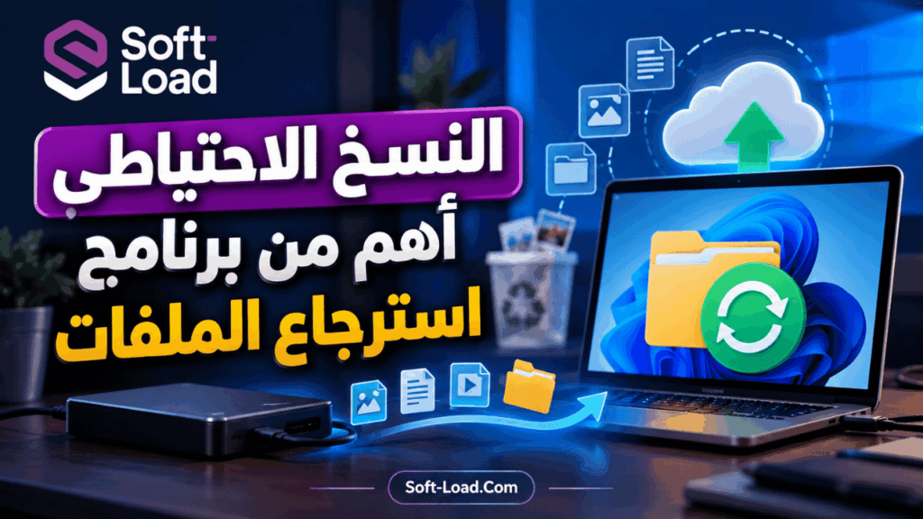 النسخ الاحتياطي أهم من برنامج استرجاع الملفات