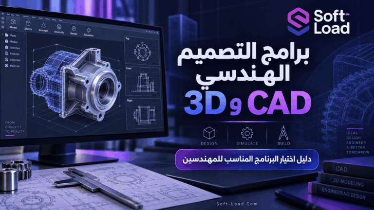 برامج التصميم الهندسي CAD و3D دليل اختيار البرنامج المناسب للمهندسين