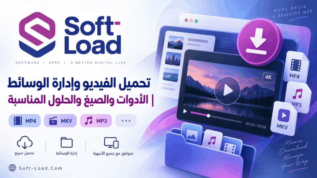 تحميل الفيديو وإدارة الوسائط الأدوات والصيغ والحلول المناسبة
