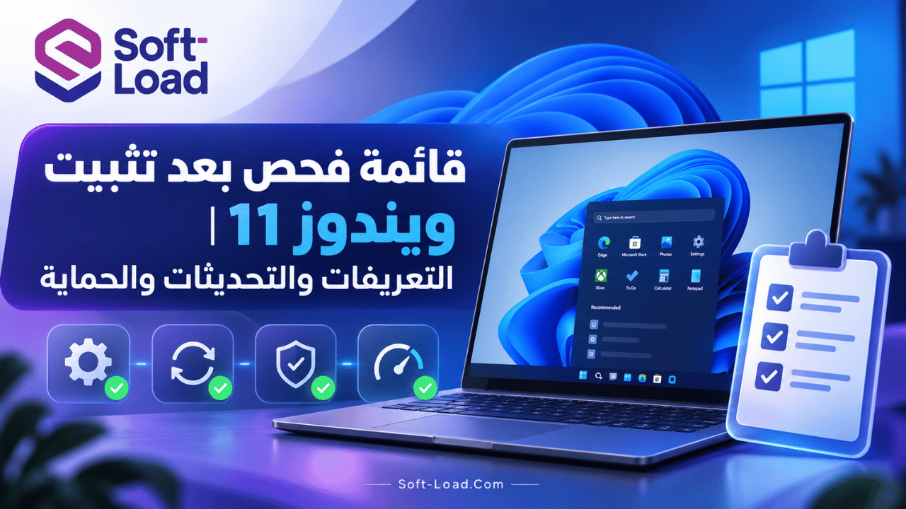 قائمة فحص بعد تثبيت ويندوز 11 التعريفات والتحديثات والحماية