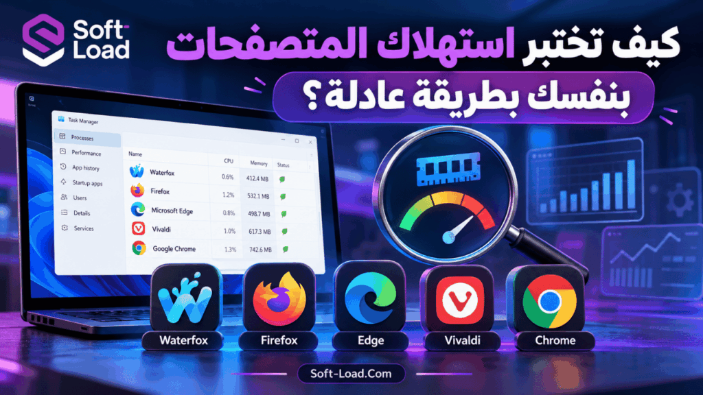كيف تختبر استهلاك المتصفحات بنفسك بطريقة عادلة؟