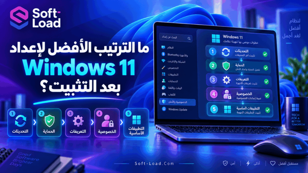 ما الترتيب الأفضل لإعداد Windows 11 بعد التثبيت؟