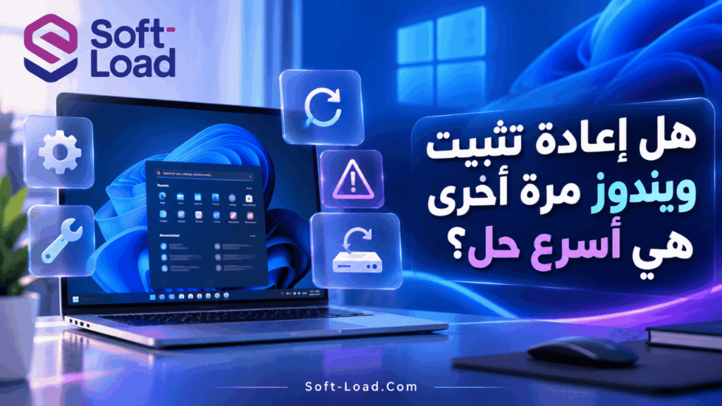 هل إعادة تثبيت ويندوز مرة أخرى هي أسرع حل؟
