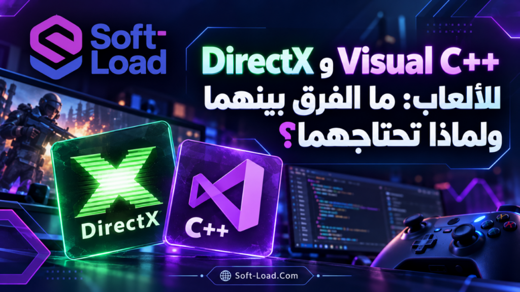 DirectX وVisual C++ للألعاب | ما الفرق بينهما ولماذا تحتاجهما؟