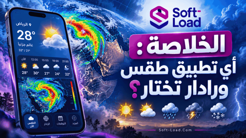 الخلاصة أي تطبيق طقس ورادار تختار؟