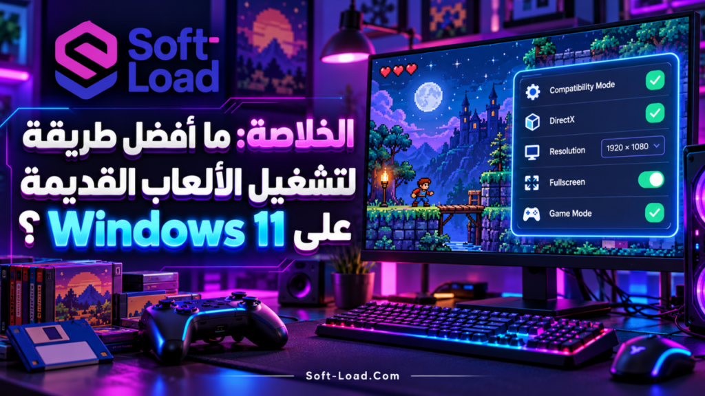 الخلاصة ما أفضل طريقة لتشغيل الألعاب القديمة على Windows 11؟