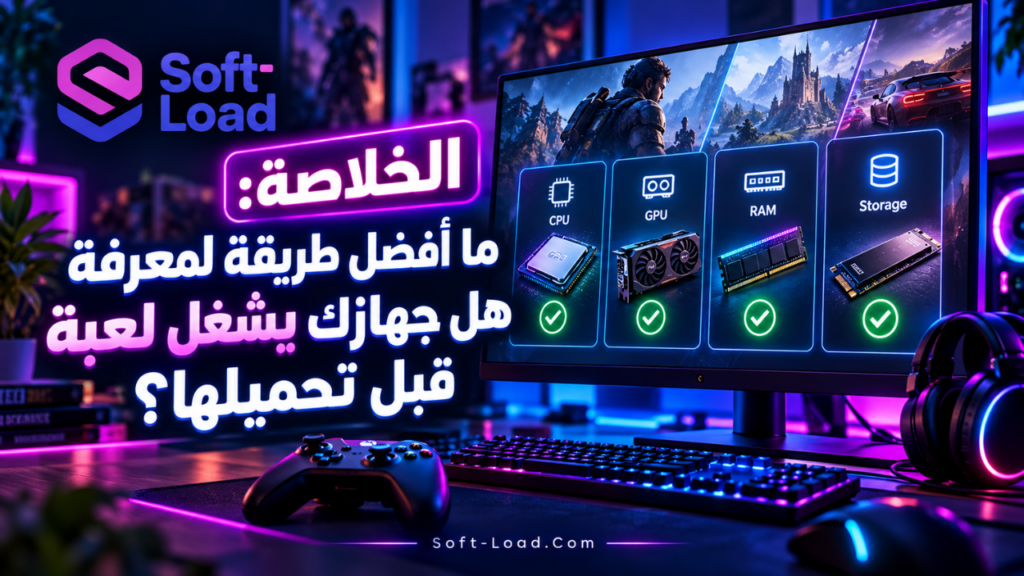 الخلاصة ما أفضل طريقة لمعرفة هل جهازك يشغل لعبة قبل تحميلها؟
