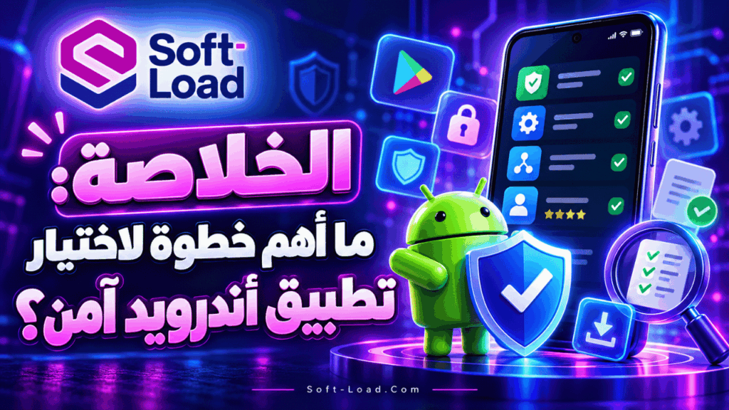 الخلاصة ما أهم خطوة لاختيار تطبيق أندرويد آمن؟