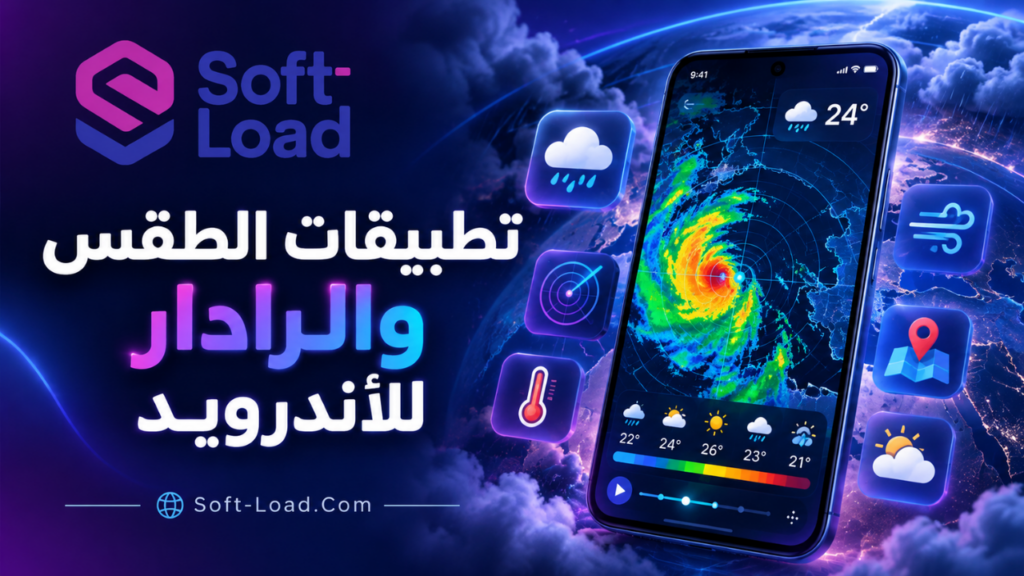 تطبيقات الطقس والرادار للأندرويد
