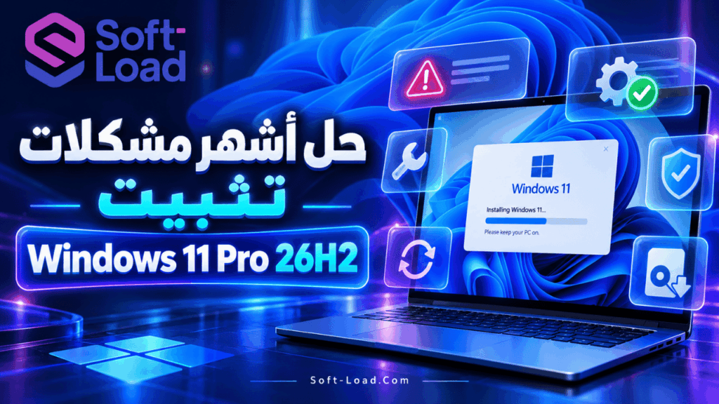 حل أشهر مشكلات تثبيت Windows 11 Pro 26H2