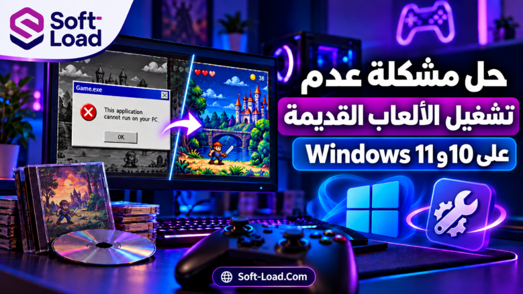 حل مشكلة عدم تشغيل الألعاب القديمة على Windows 11 و10