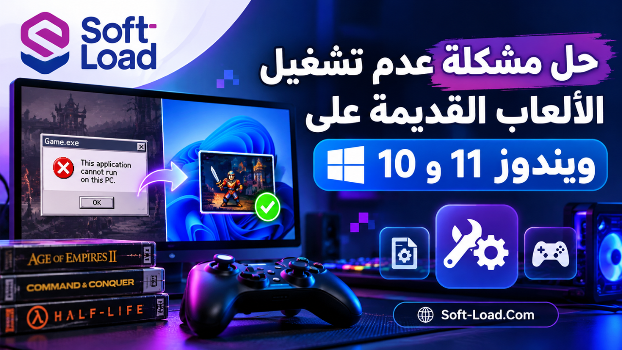 حل مشكلة عدم تشغيل الألعاب القديمة على ويندوز 11 و10