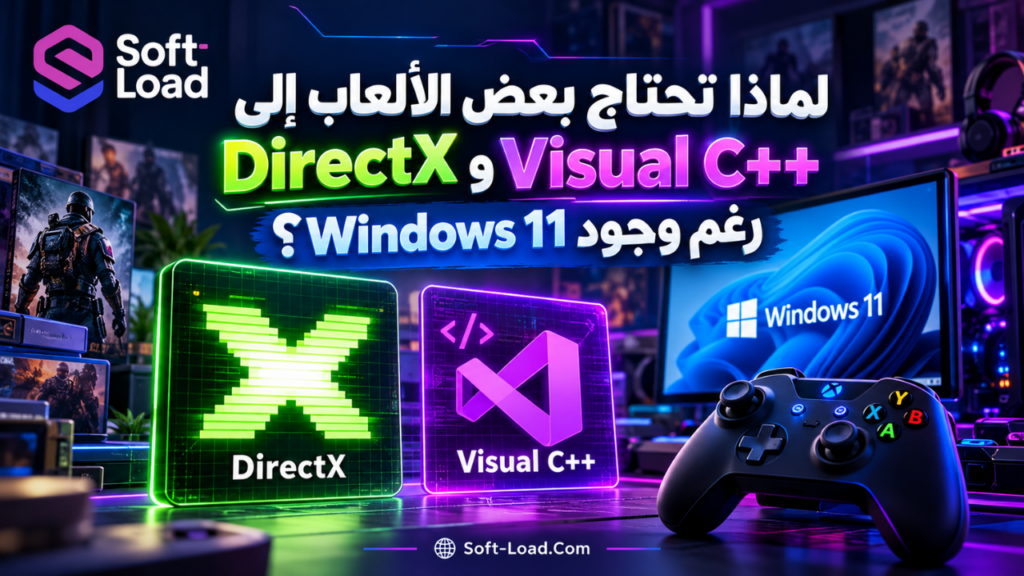 لماذا تحتاج بعض الألعاب إلى DirectX وVisual C++ رغم وجود Windows 11؟