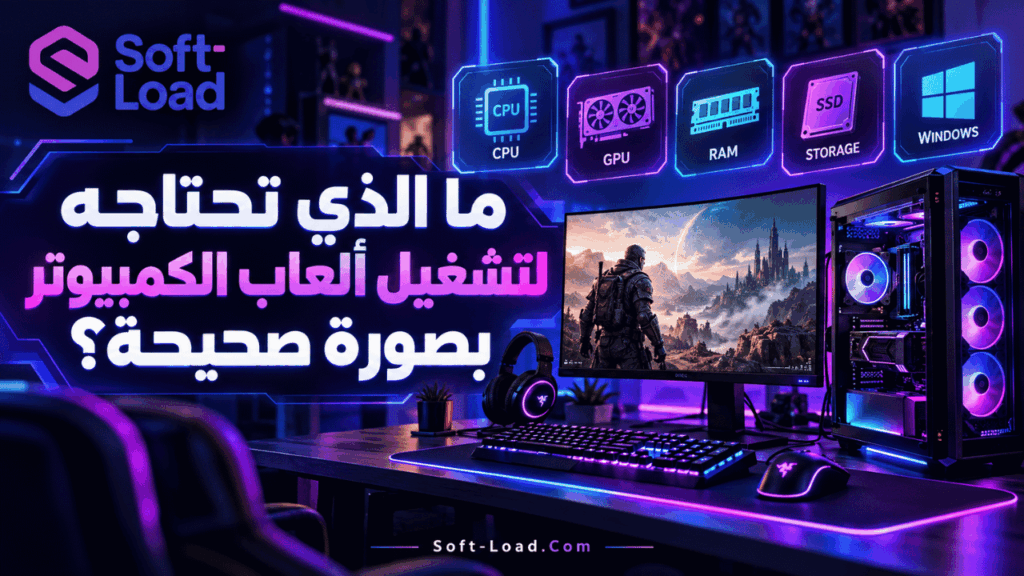 ما الذي تحتاجه لتشغيل ألعاب الكمبيوتر بصورة صحيحة؟