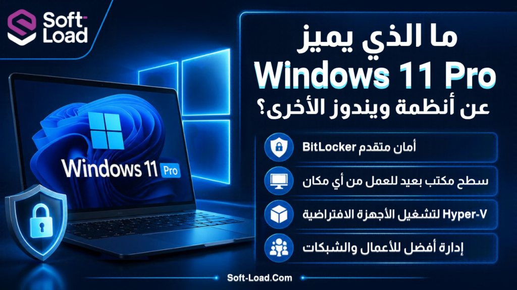 ما الذي يميز Windows 11 Pro عن أنظمة ويندوز الأخرى؟