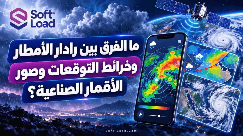 ما الفرق بين رادار الأمطار وخرائط التوقعات وصور الأقمار الصناعية؟
