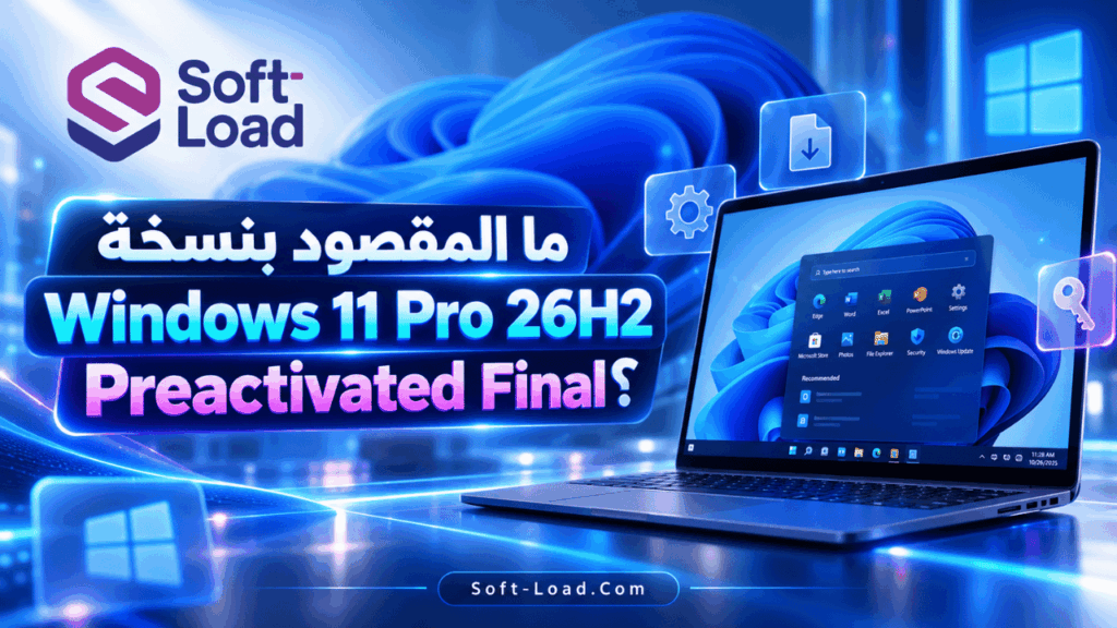 ما المقصود بنسخة Windows 11 Pro 26H2 Preactivated Final؟