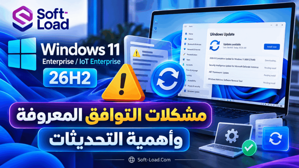 مشكلات التوافق المعروفة وأهمية التحديثات