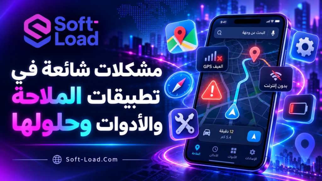 مشكلات شائعة في تطبيقات الملاحة والأدوات وحلولها