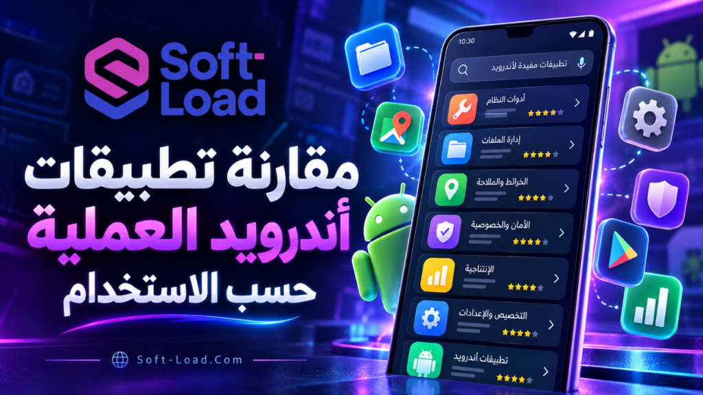 مقارنة تطبيقات أندرويد العملية حسب الاستخدام